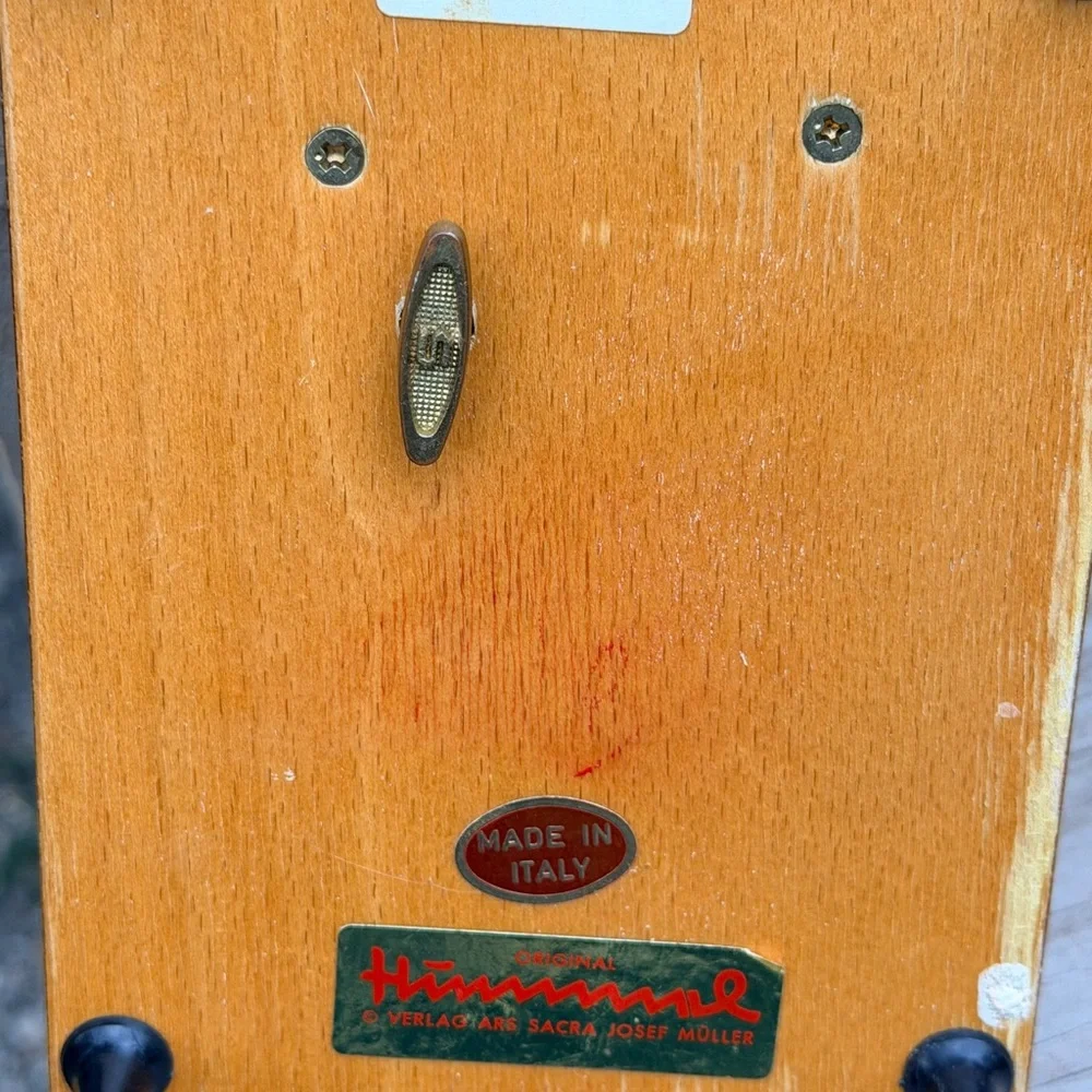 Vintage Hummel Wooden Trinket Jewelry‎ Box • Made in Italy • Collectible Art Lid